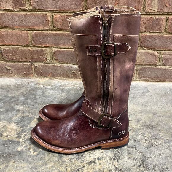 Bed Stu GoGo Moto Teak Driftwood Boot Size 6.5 - Picture 3 of 11